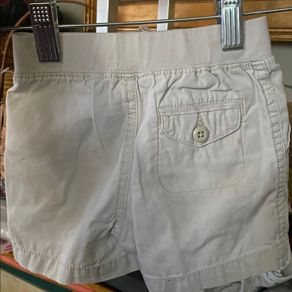 Ralph Lauren Baby Cream Khaki Shorts & Jumping Bean Numbers Onsie SZ 9M - Picture 5 of 11